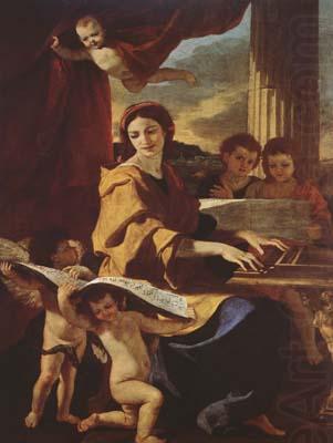 St Cecilia (mk08), Nicolas Poussin